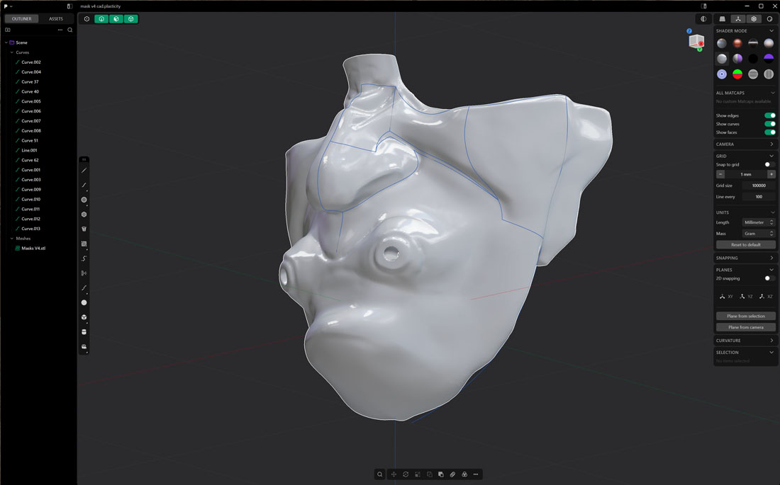Early mask explorations